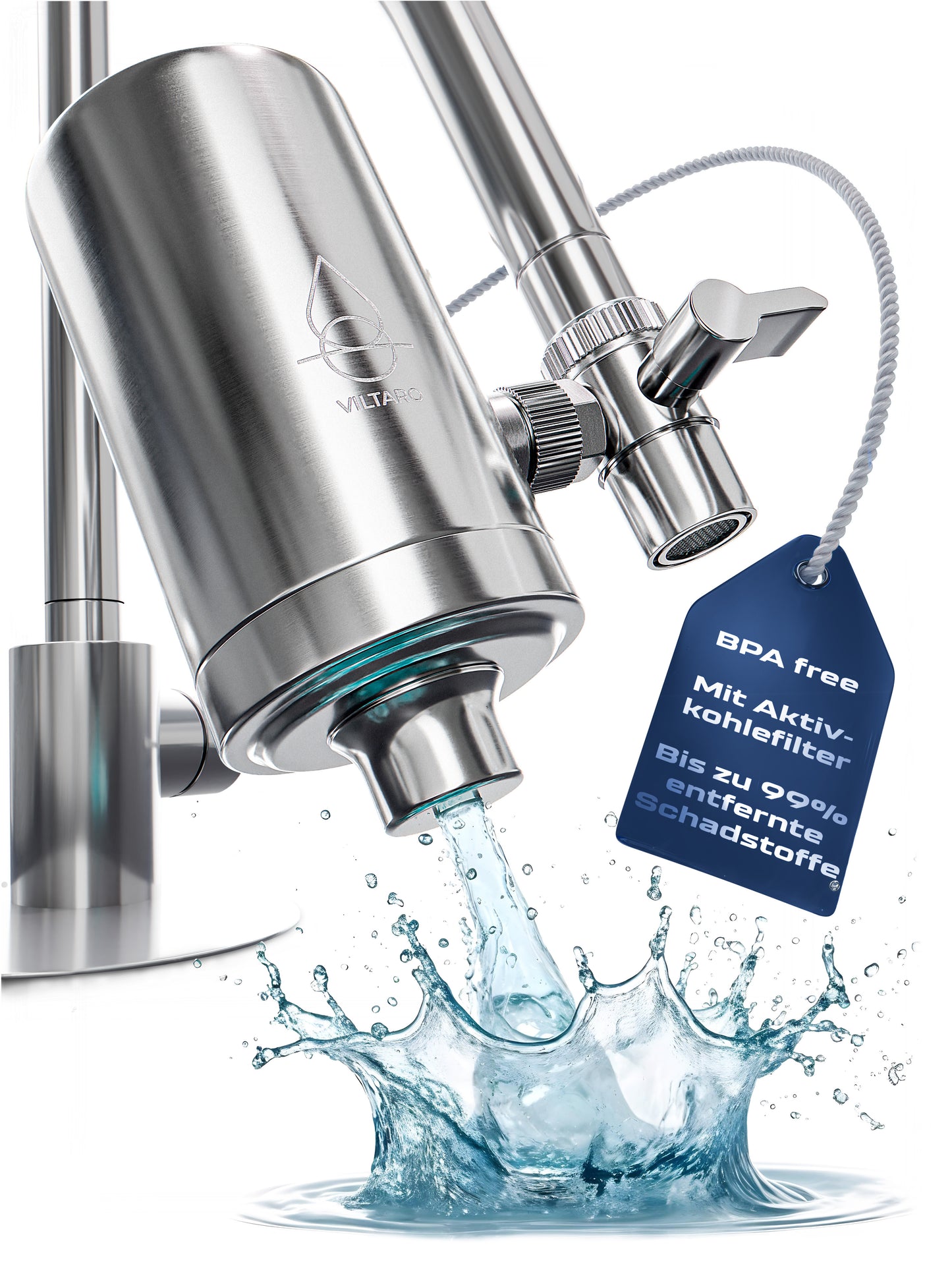 Wasserhahnfilter mit Aktivkohlefilter